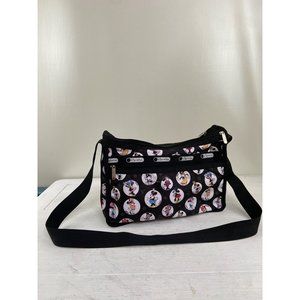 Le Sportsac Disney Minnie Mouse Small Cleo Cross-body EUC